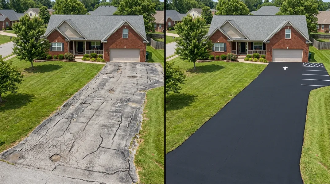 Resurfacing Driveways Across Bowling Green's Ranch-House Belt